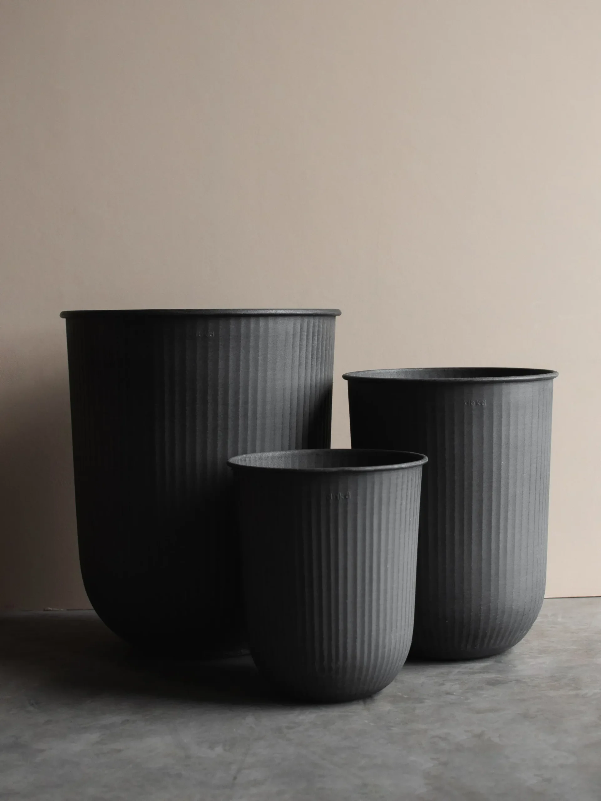 Set di 3 vasi per piante Out Stripe