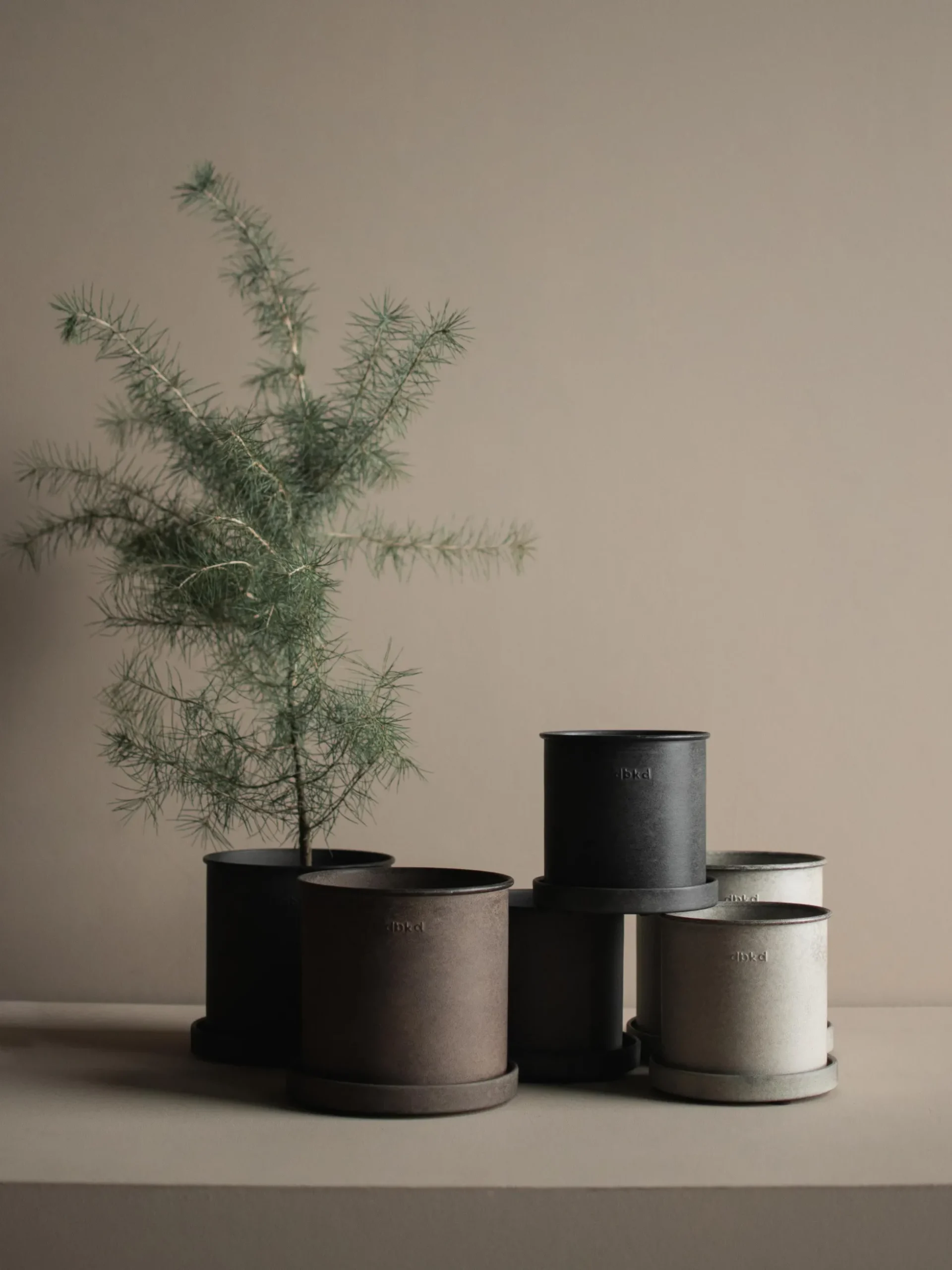 Set di 2 vasi per piante Plant