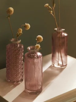 Set di 3 vasi piccoli in vetro Adore