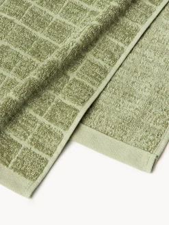Set di asciugamani in cotone-lino Edita, varie misure