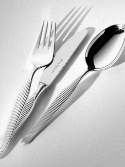 Set di posate fatte a mano lucidate a specchio Metropolitan, varie misure