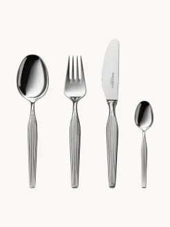 Set di posate fatte a mano lucidate a specchio Metropolitan, varie misure