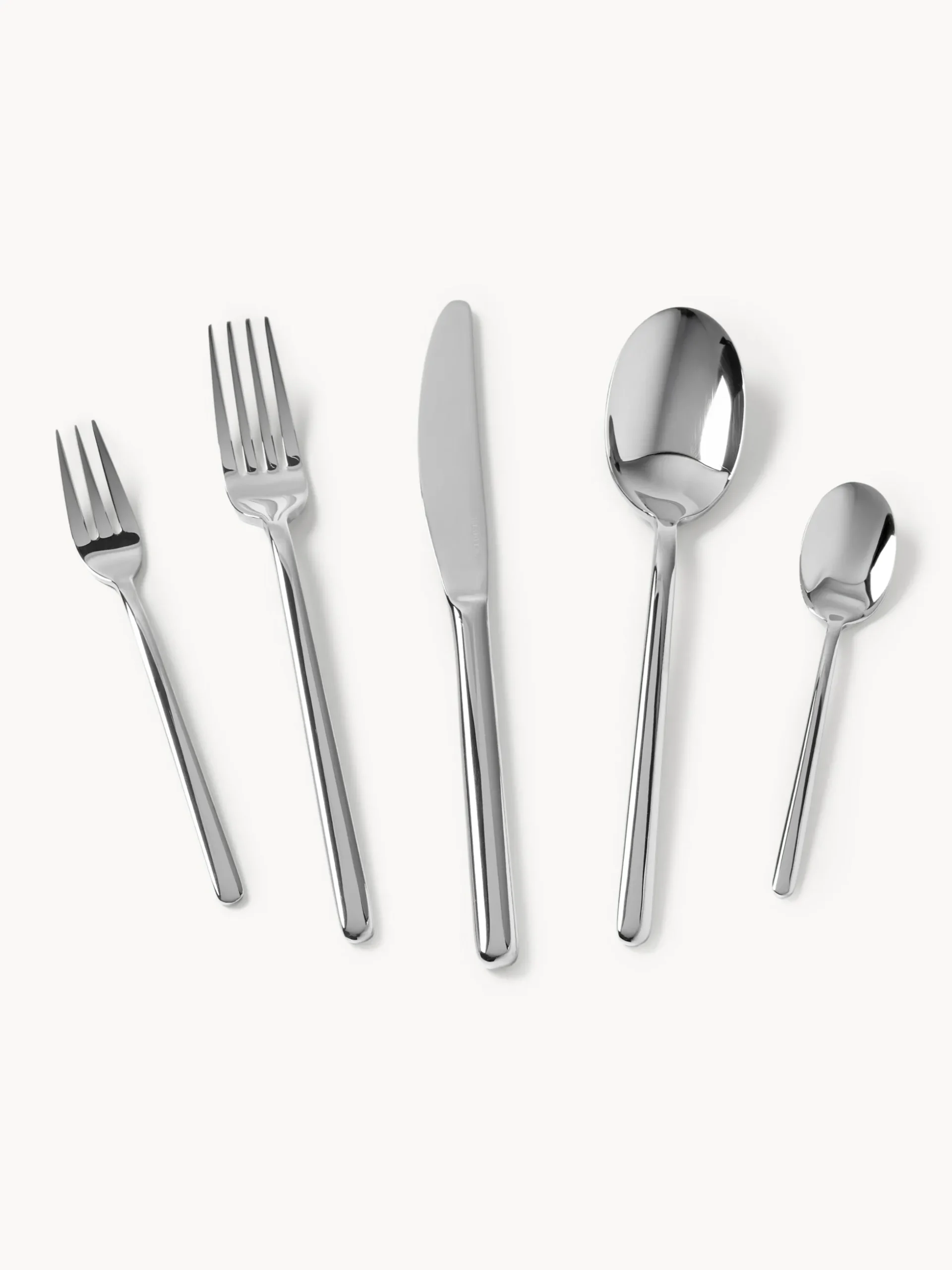 Set di posate lucide Loretta, varie misure