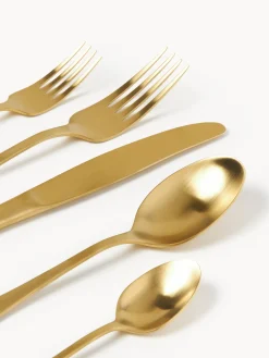 Set di posate spazzolate Zooey, varie misure