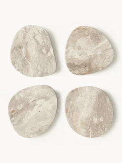 Set di sottobicchieri asimmetrici in marmo Lio 4 pz