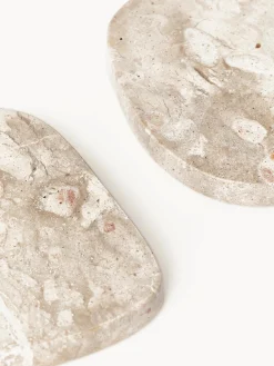Set di sottobicchieri asimmetrici in marmo Lio 4 pz