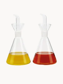 Set dispenser aceto e olio Flask 2 pz
