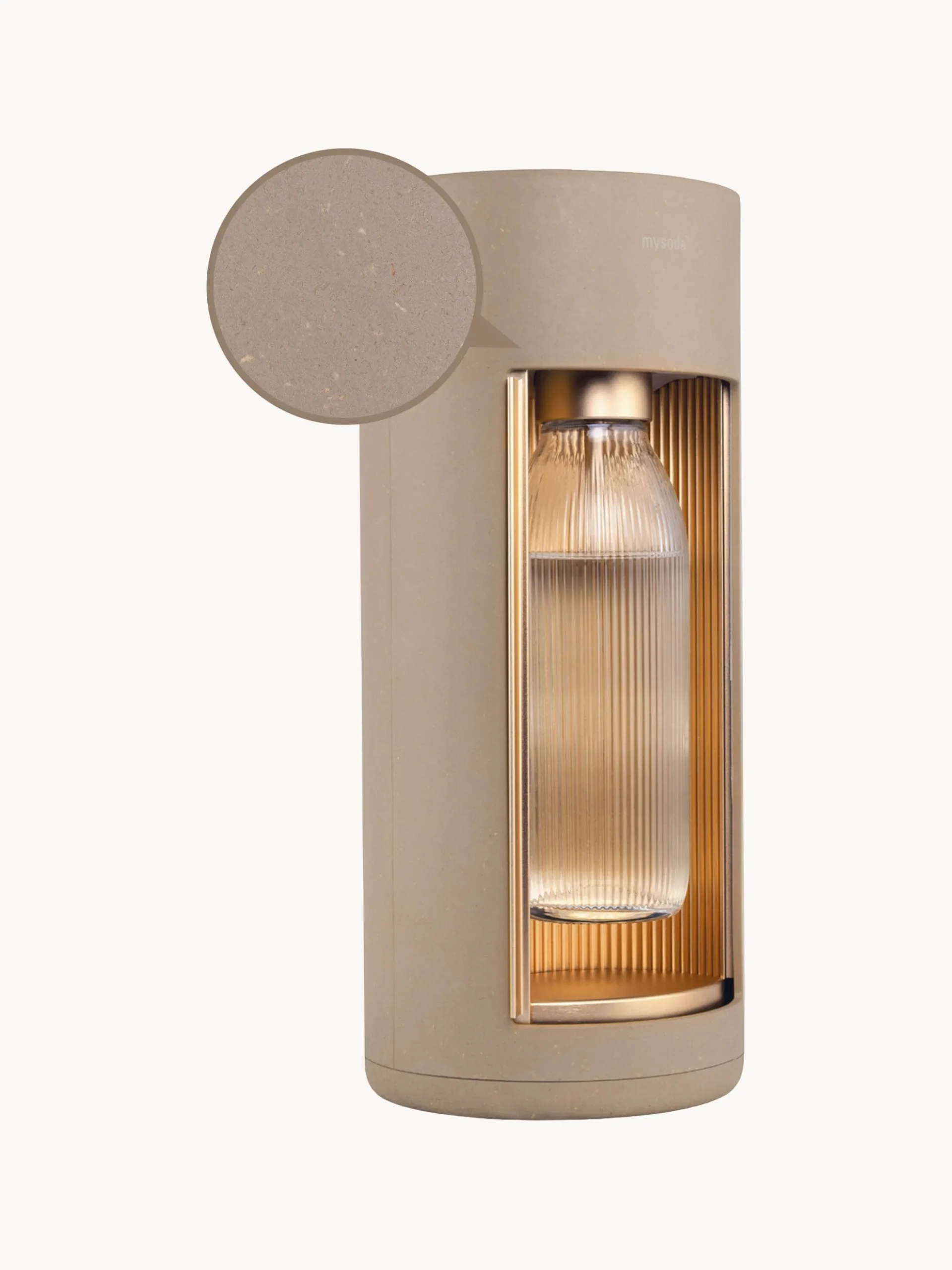 Set gasatore d'acqua con bottiglia Glassy
