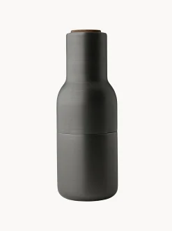 Set macina sale e pepe con coperchio in legno di noce Bottle Grinder 2 pz