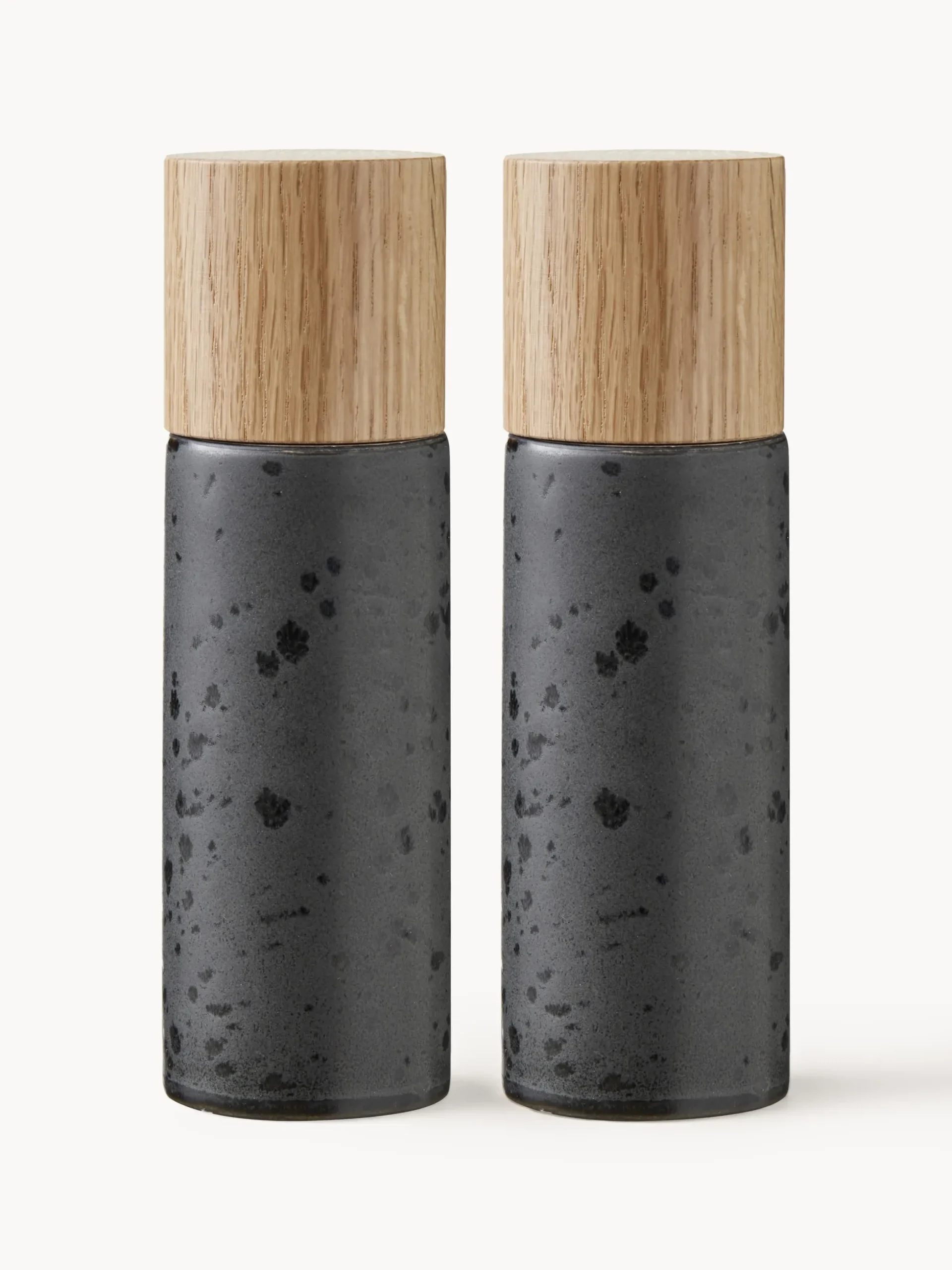 Set macina sale e pepe con coperchio Bizz 2 pz