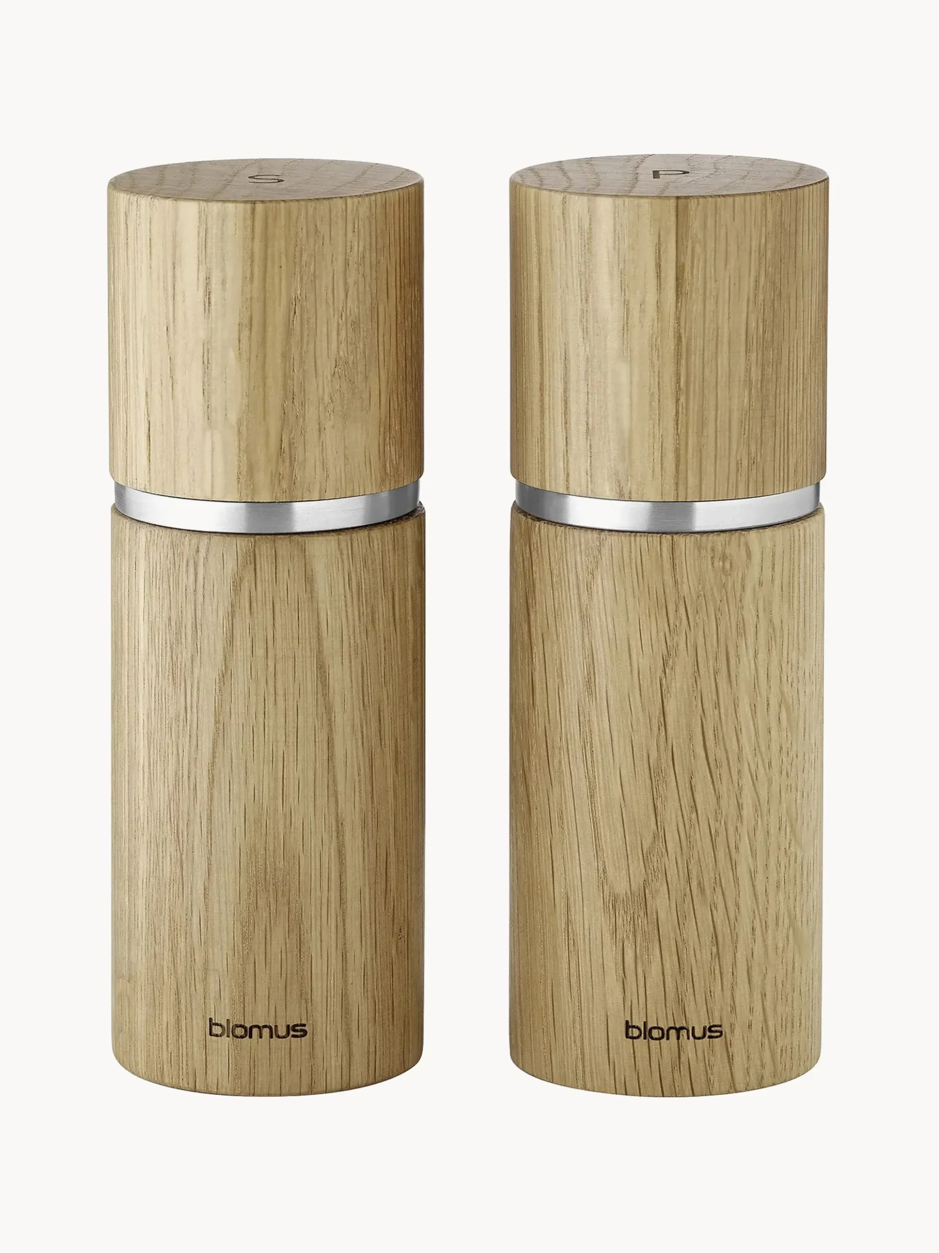 Set macina sale e pepe in legno di quercia Pepe 2 pz