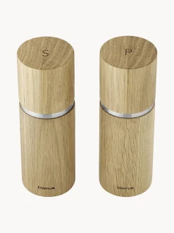 Set macina sale e pepe in legno di quercia Pepe 2 pz