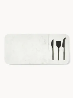 Set piatto da portata con coltelli da formaggio Jaya 4 pz