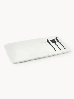 Set piatto da portata con coltelli da formaggio Jaya 4 pz