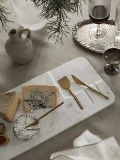 Set piatto da portata con coltelli da formaggio Jaya 4 pz