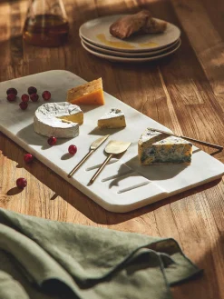 Set piatto da portata con coltelli da formaggio Jaya 4 pz