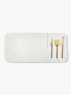 Set piatto da portata con coltelli da formaggio Jaya 4 pz