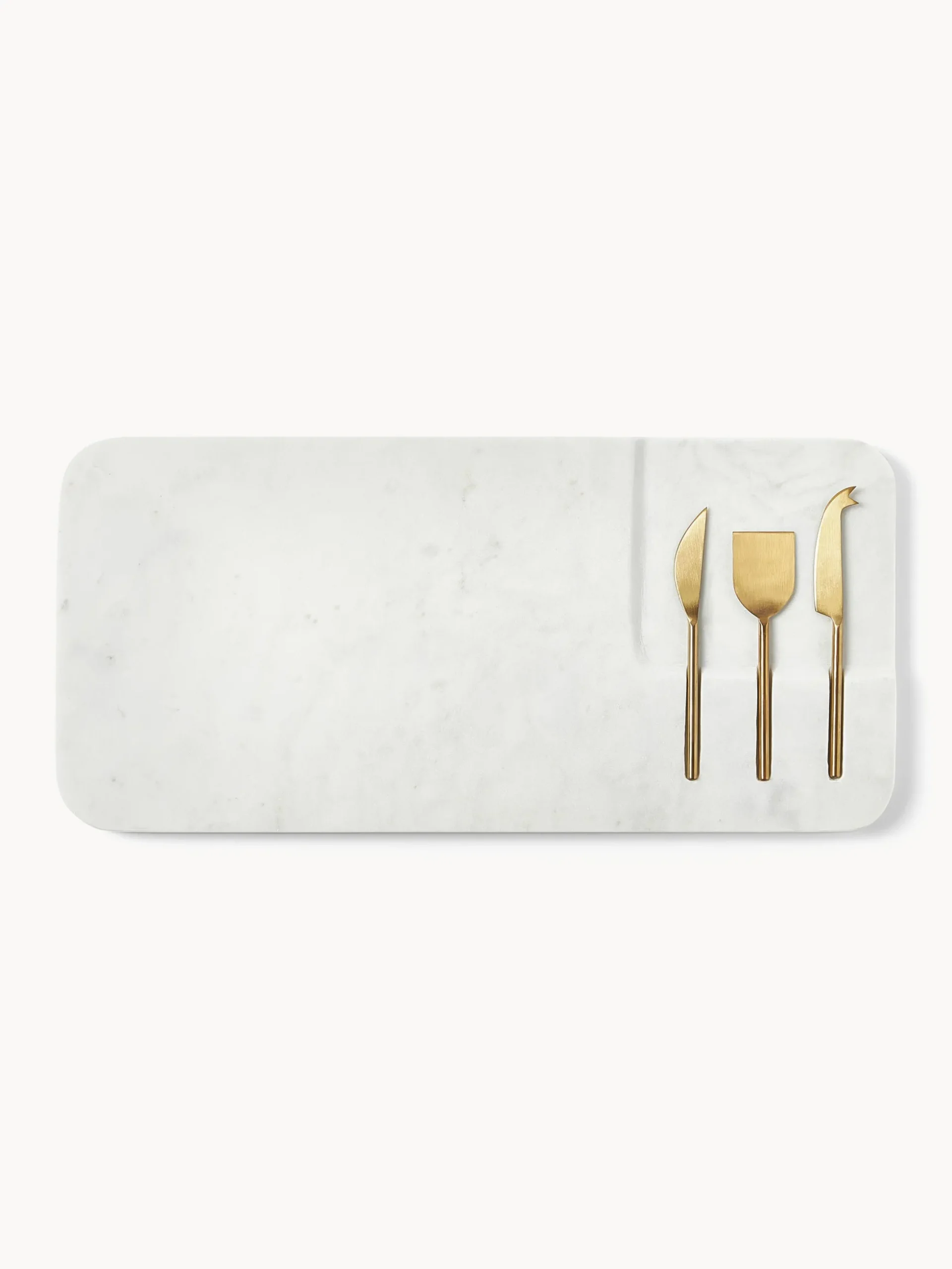 Set piatto da portata con coltelli da formaggio Jaya 4 pz