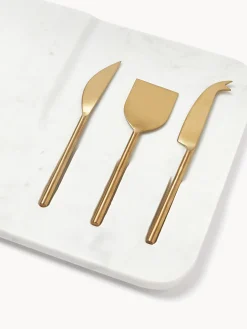 Set piatto da portata con coltelli da formaggio Jaya 4 pz