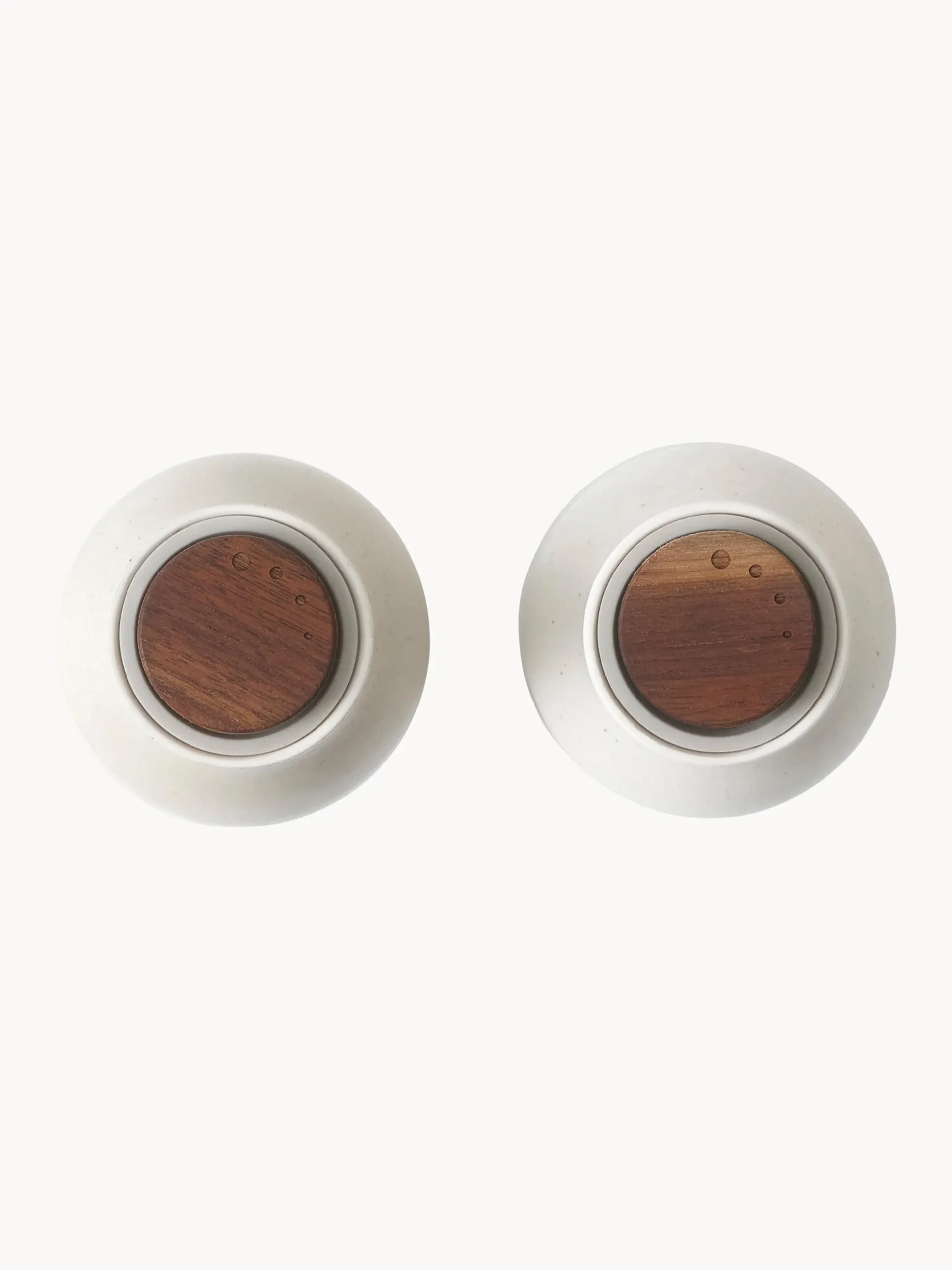 Set saliera e pepiera di design con coperchio in legno di noce Bottle Grinder 2 pz