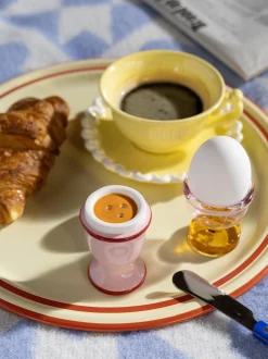 Set saliera e pepiera fatte a mano Egg 2 pz
