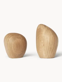 Set saliera e pepiera in legno di quercia Cairn 2 pz