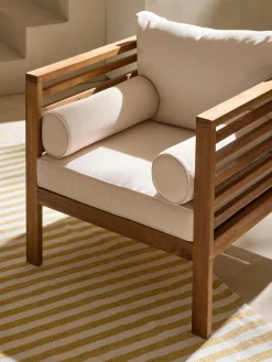 Set salotto da giardino in legno di acacia Bo 4 pz