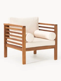 Set salotto da giardino in legno di acacia Bo 4 pz