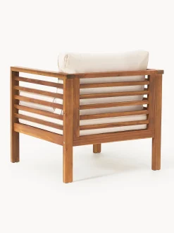 Set salotto da giardino in legno di acacia Bo 4 pz