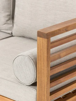 Set salotto da giardino in legno di acacia Bo 4 pz