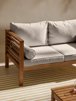Set salotto da giardino in legno di acacia Bo 4 pz
