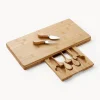 Set tagliere con coltelli per formaggi Fromagerie 5 pz