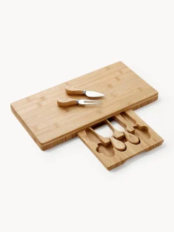 Set tagliere con coltelli per formaggi Fromagerie 5 pz