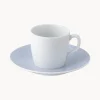 Set tazza da caffè in porcellana fatta a mano con piattino Cosmopolitan 2 pz