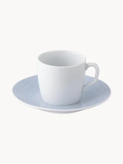 Set tazza da caffè in porcellana fatta a mano con piattino Cosmopolitan 2 pz