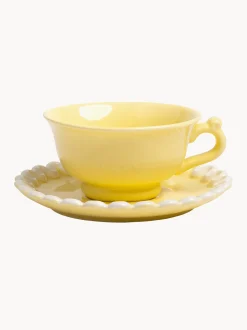 Set tazza e piattino fatti a mano Whip 2 pz