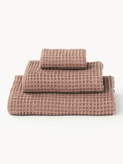 Set asciugamani con struttura waffle Ines, varie misure