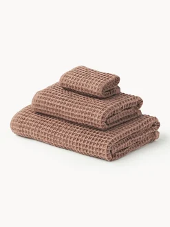 Set asciugamani con struttura waffle Ines, varie misure