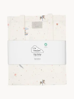 Set biancheria da letto per bambini in cotone satinato Carousel