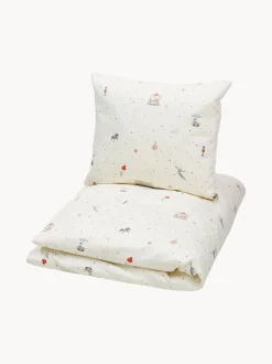 Set biancheria da letto per bambini in cotone satinato Carousel
