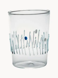 Set 4 bicchieri acqua fatti a mano 4 Stagioni