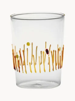 Set 4 bicchieri acqua fatti a mano 4 Stagioni