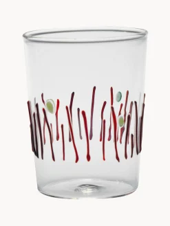 Set 4 bicchieri acqua fatti a mano 4 Stagioni