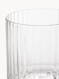 Set caraffa e bicchiere in vetro soffiato Aleo, set da 2