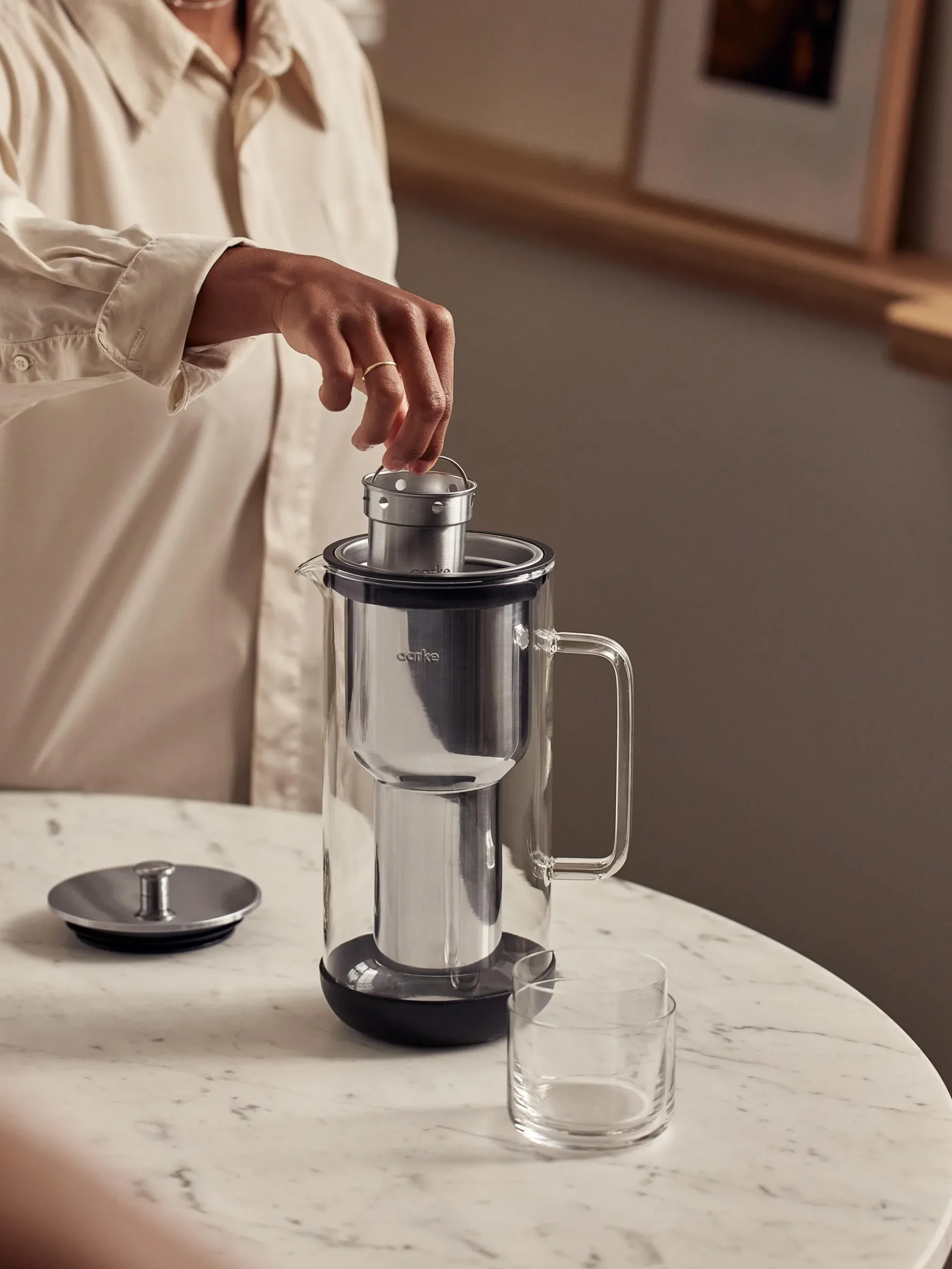Set caraffa e filtro per acqua Purifier, 2.4 L