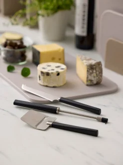 Set coltelli e affettatrice formaggio Emma, set da 3