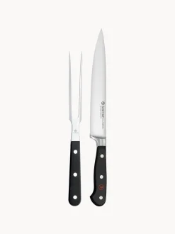 Set coltello e forchetta in acciaio inossidabile Classic 2 pz