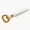 Set da apribottiglie con manico in marmo Agata 2 pz
