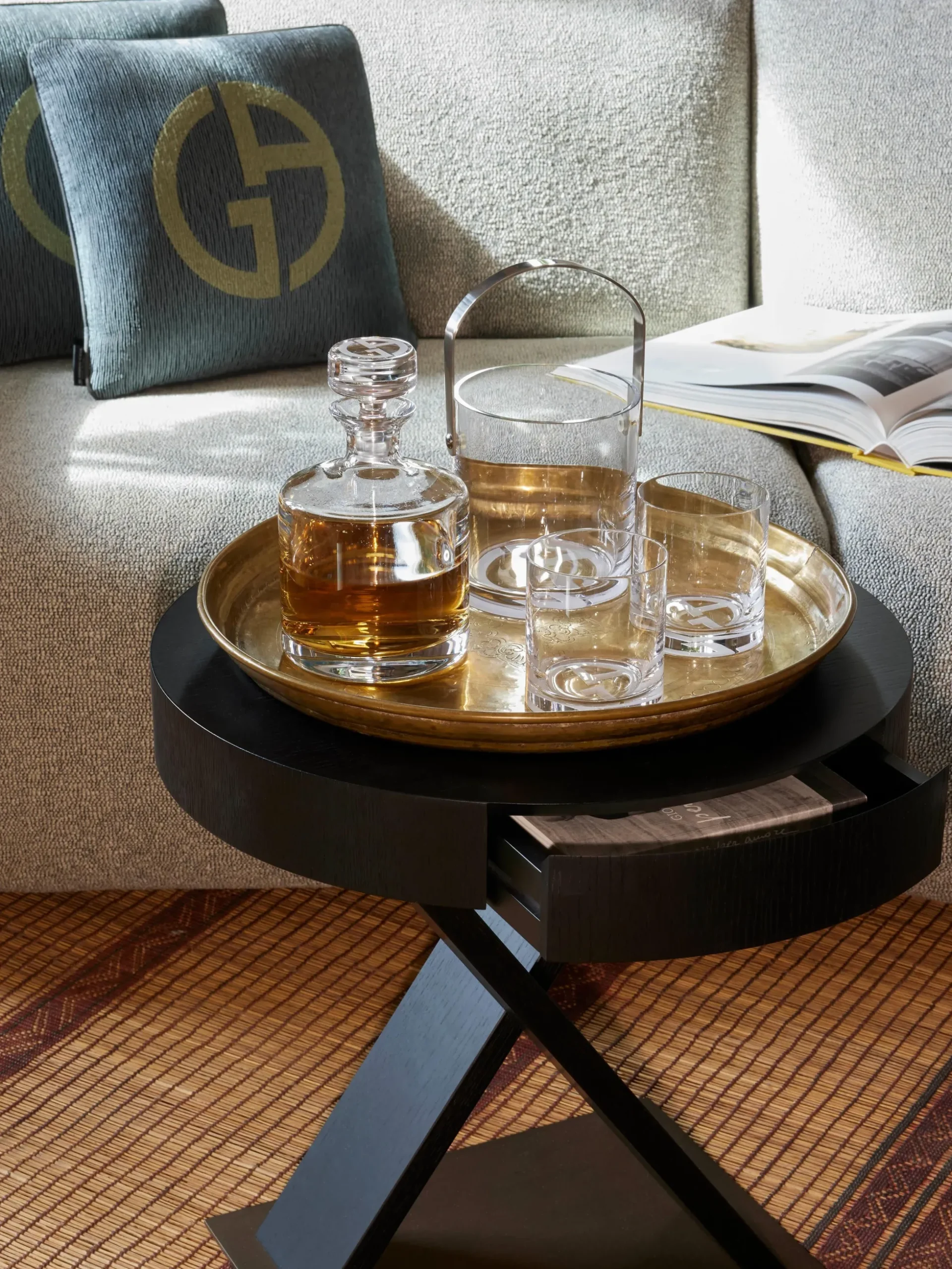 Set da whisky di cristallo Corelli, set da 3