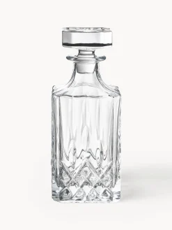 Set da whisky in cristallo con rilievo George